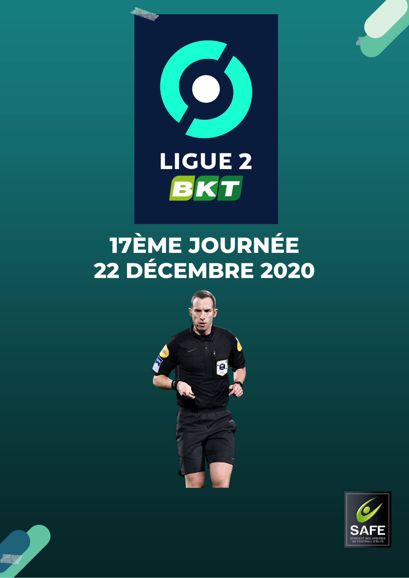 Désignations 17ème journée de Ligue 2